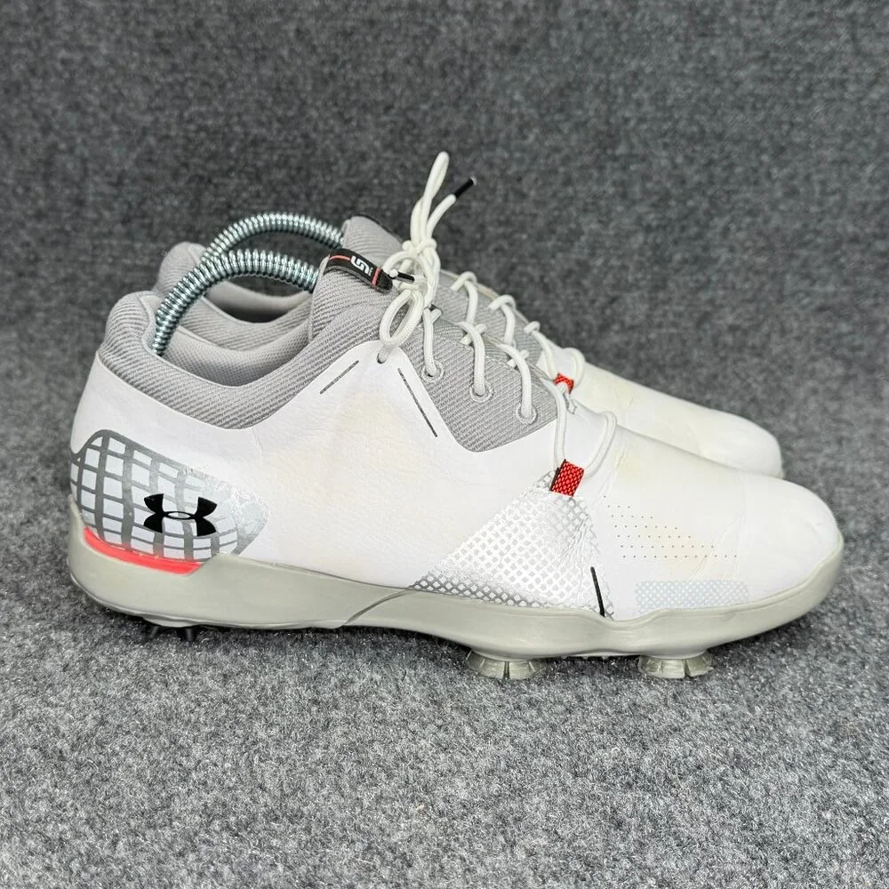 Under Armour Spieth 4 Golf Shoes Boy's Size 7 White Athletic Performance‎ Pro